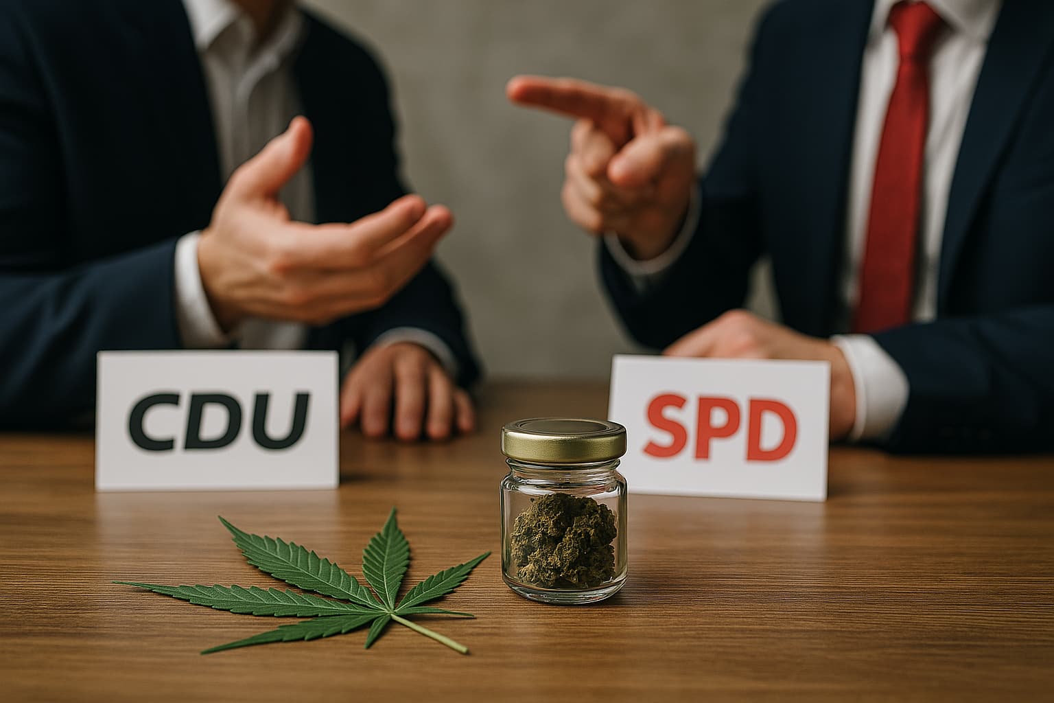 Cannabisgesetz: Schwierige Koalitionsverhandlungen zwischen CDU und SPD